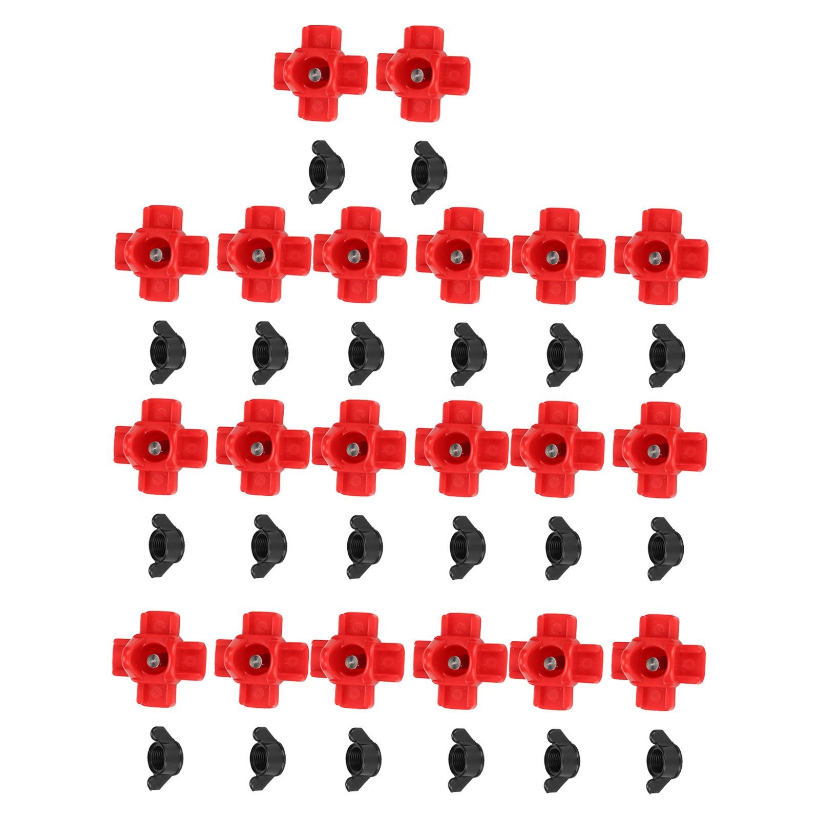 20PCS G1/8 Male Thread Chicken Drinking Nipples Automatic Waterer Equipment with Black Srews for Poultry Feeding - Image 3