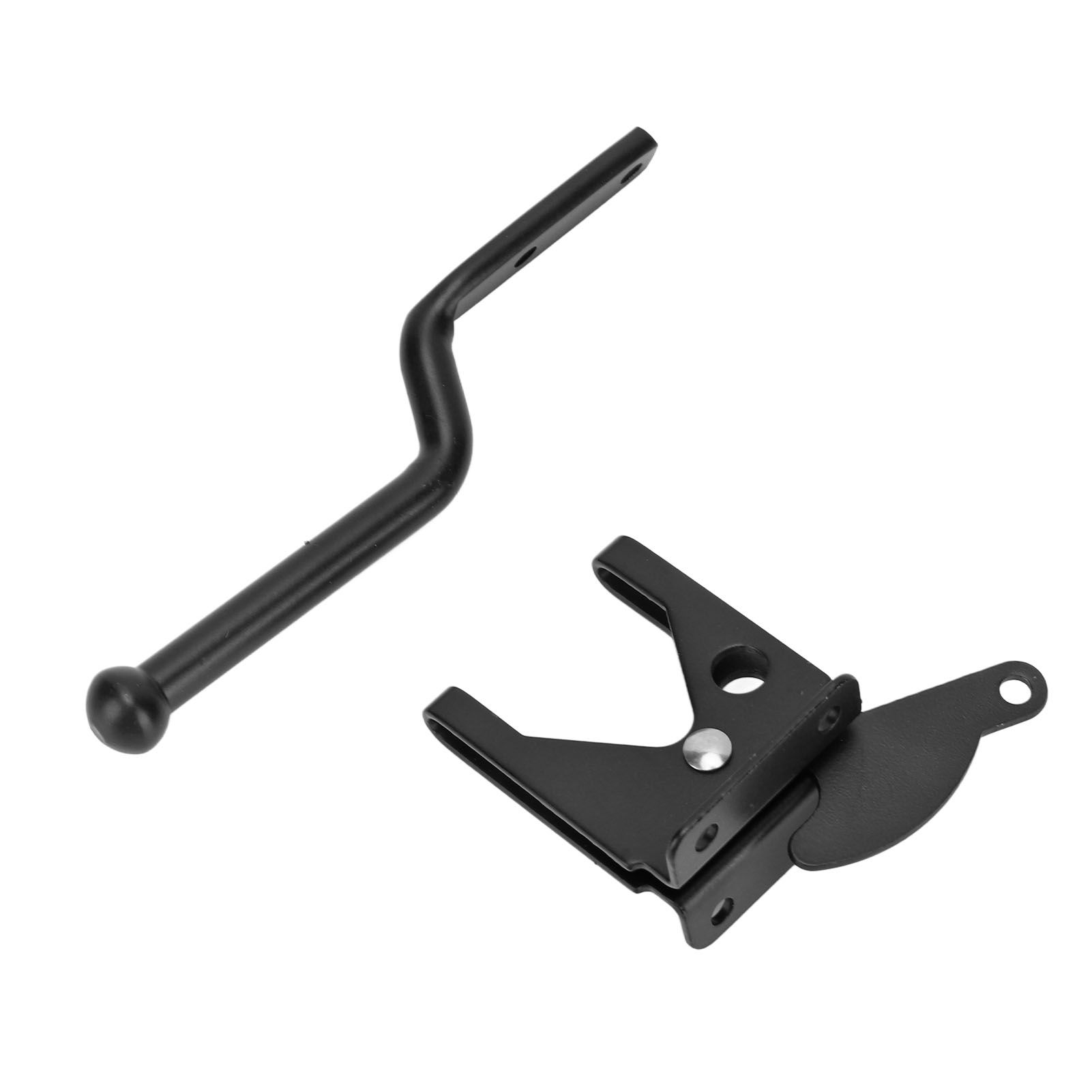 Black Door Locks Hasp Latch Carbon Steel Security Padlock Clasp for Sheds Closets Lockers - Image 6
