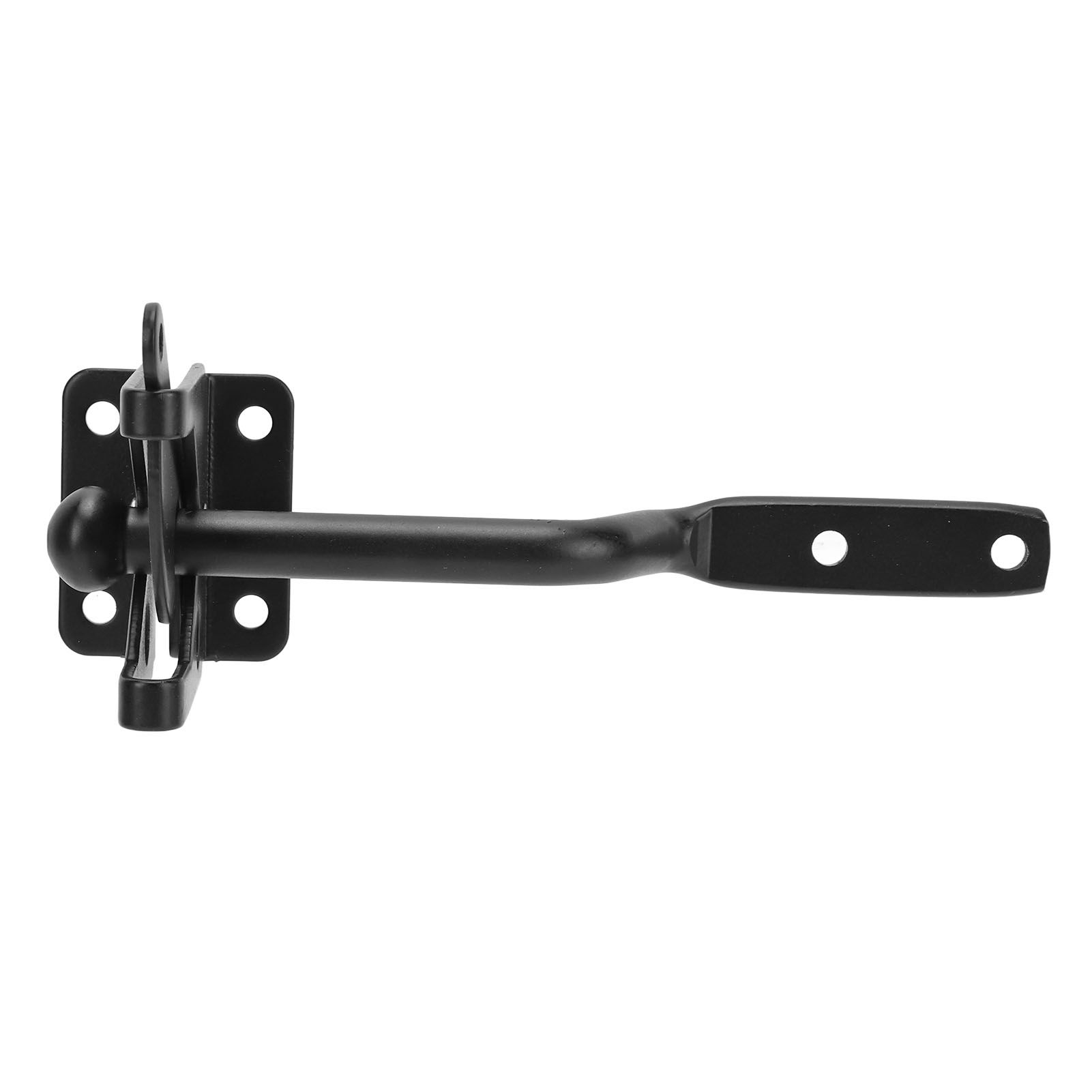 Black Door Locks Hasp Latch Carbon Steel Security Padlock Clasp for Sheds Closets Lockers - Image 8