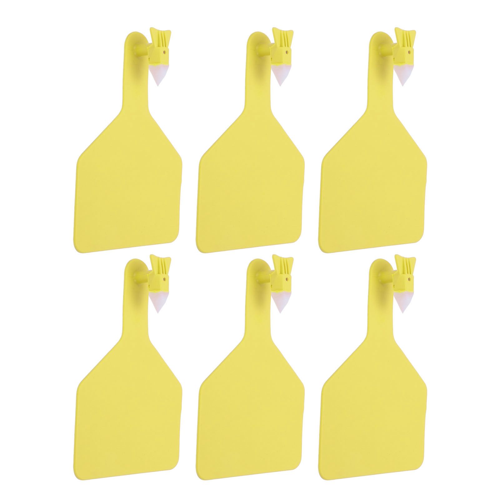 100pcs Blank Livestock Ear Tag Thickened TPU Reusable Animal Ear Label for Dairy Cattle Beef Cattle Yaks Horses Camels Yellow - Image 5