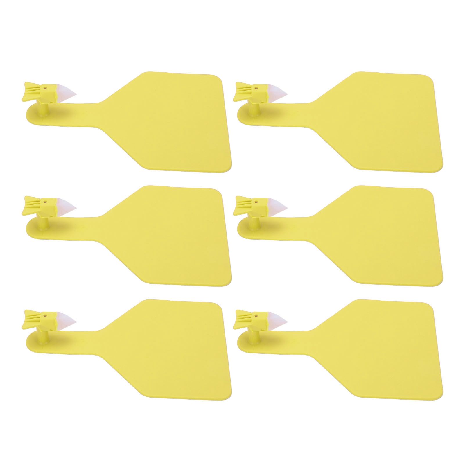 100pcs Blank Livestock Ear Tag Thickened TPU Reusable Animal Ear Label for Dairy Cattle Beef Cattle Yaks Horses Camels Yellow - Image 6