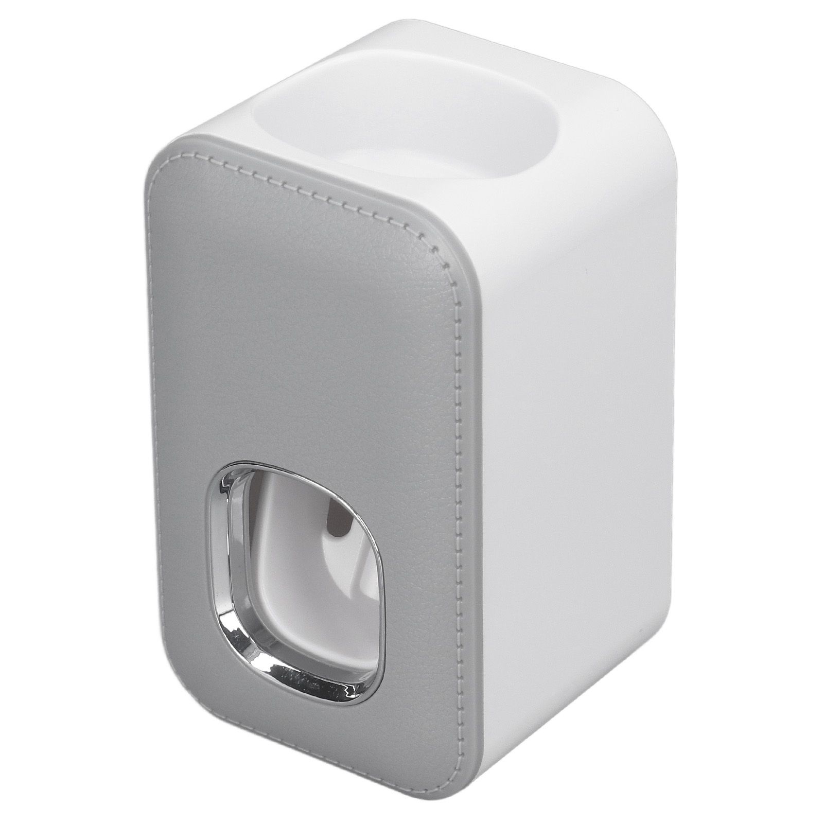 Toothpaste Dispenser Full Automatic Wall Mounted Hands Free Easy Operation Toothpaste Squeezer for Bathroom Hotel Gray - Image 3