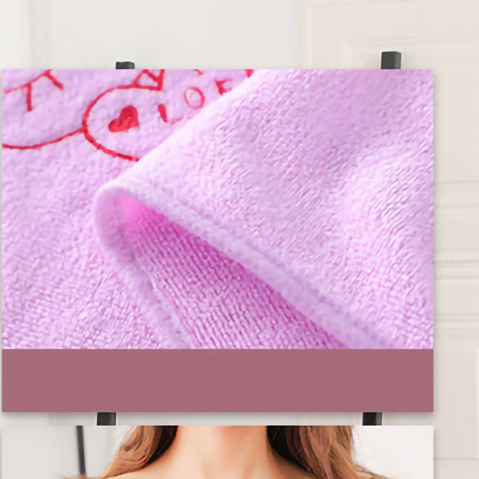 Women Bath Towel Superfine Fiber Wearable Breathable Female Towel Wrap with Straps Edge Cover Bathroom Accessories Light Purple 80x135cm/31.50x53.15in - Image 8