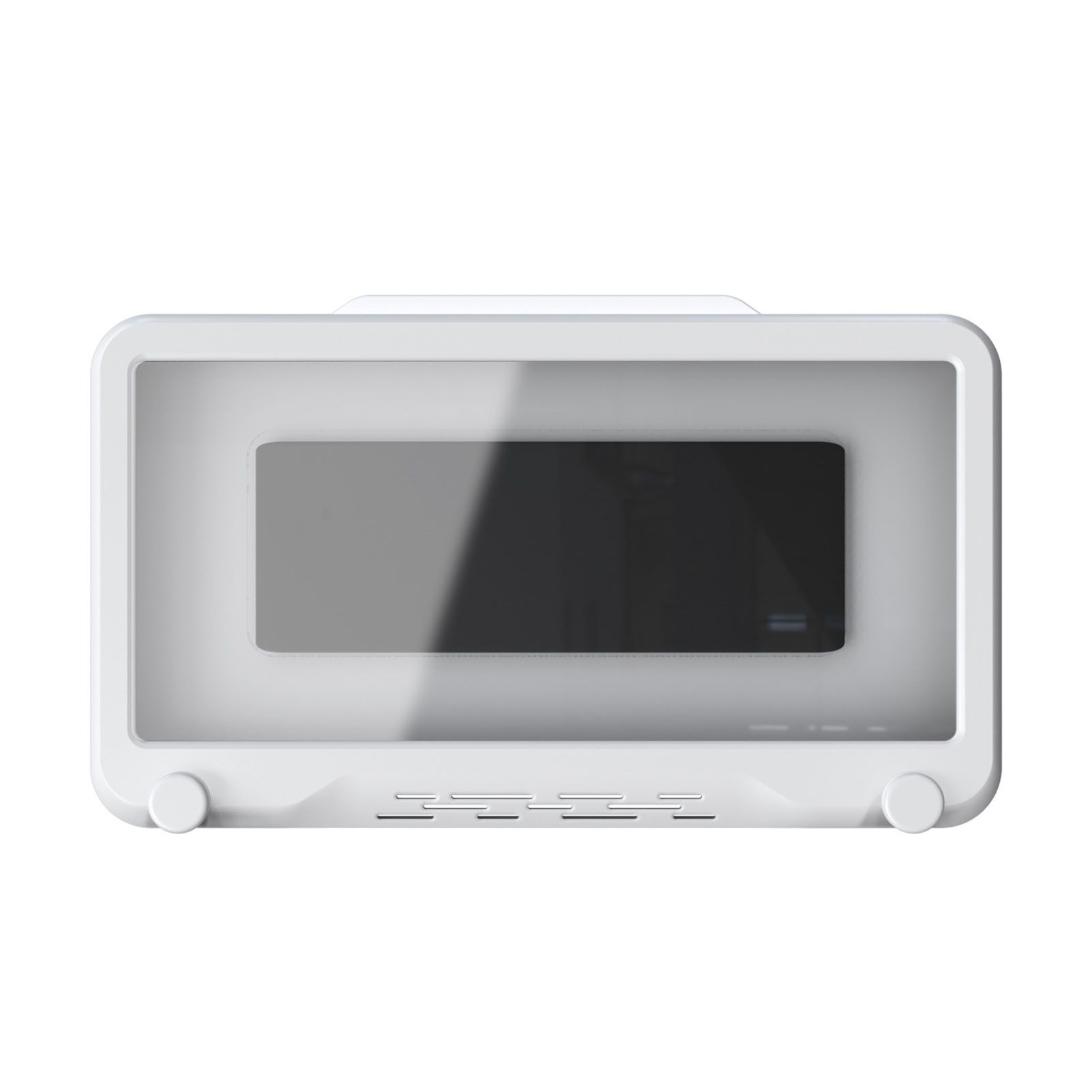 Waterproof Cell Phone Case Shower Phone Holder Wall Hanging Free Punch 360 Degree Rotation Touch Screen For Bathroom Kitchen White - Image 3