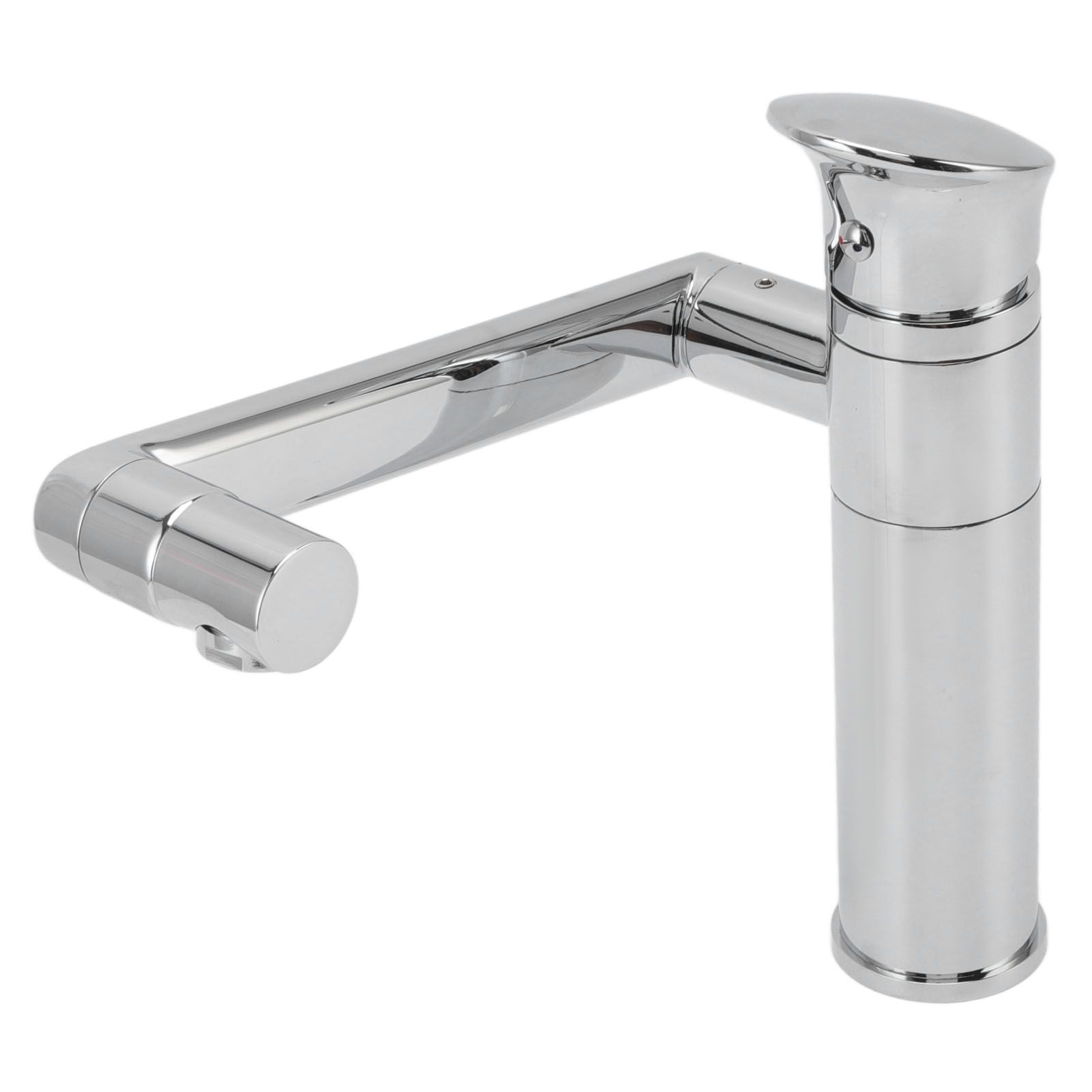 Universal Basin Faucet with Hose Metal Single Hole Sink Tap for Kitchen Bathroom G1/2 Thread - Image 3