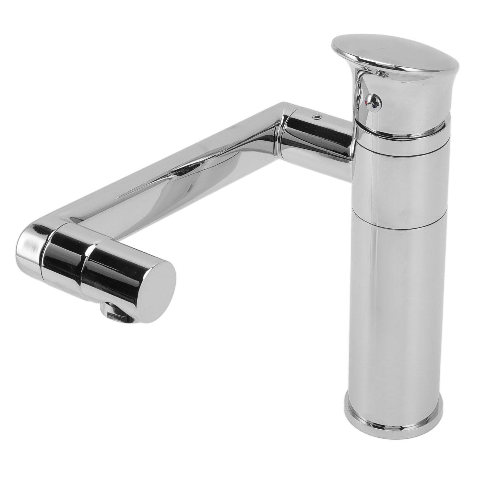 Universal Basin Faucet with Hose Metal Single Hole Sink Tap for Kitchen Bathroom G1/2 Thread - Image 7