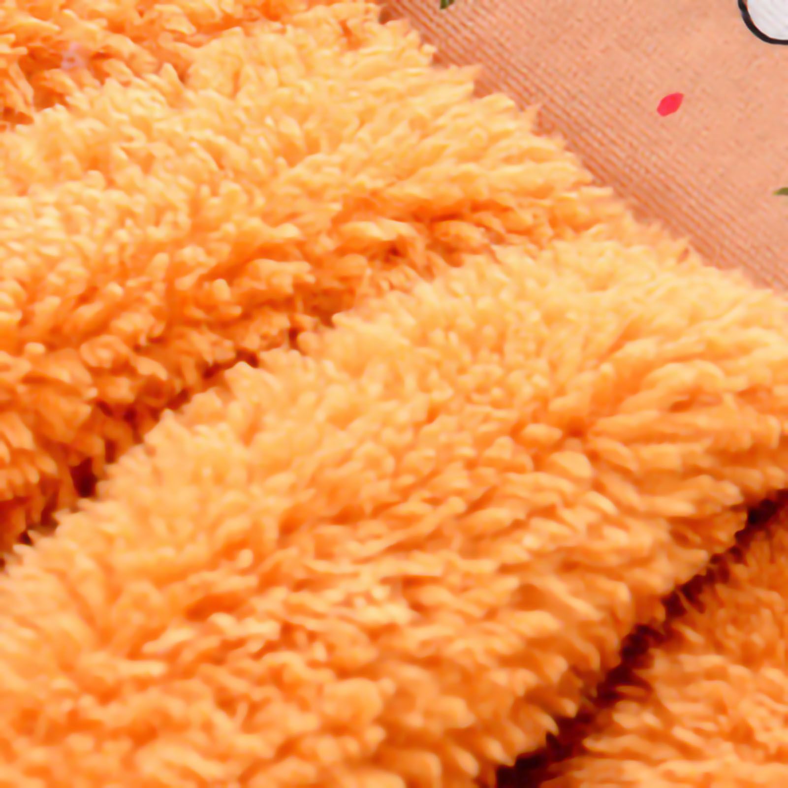 Towel Cleaning Cloth Microfibre Hanging Dish Hand Wiping for Kitchen Bathroom Toilet Orange - Image 2