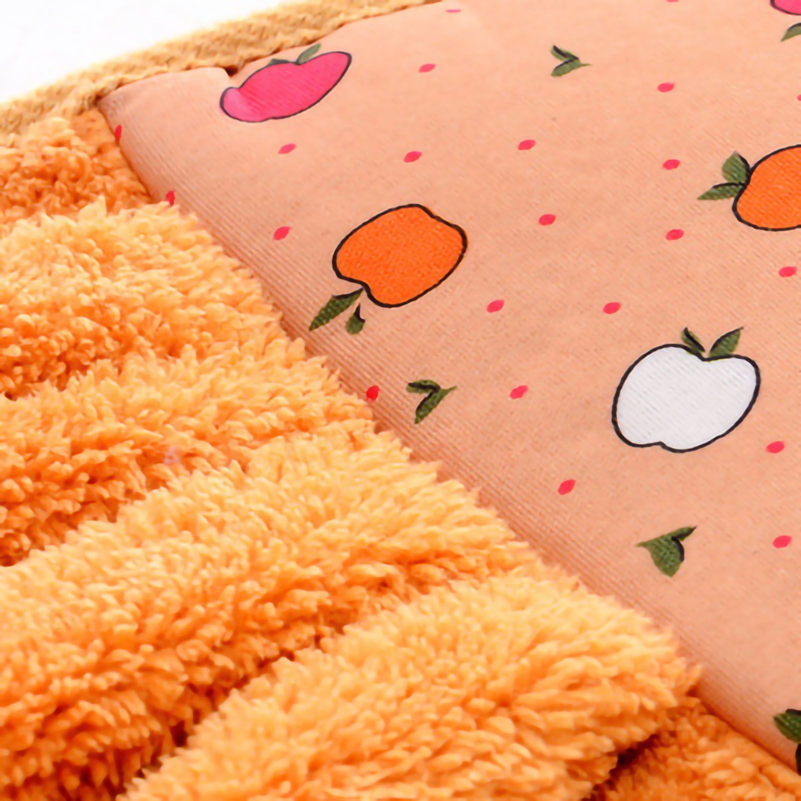 Towel Cleaning Cloth Microfibre Hanging Dish Hand Wiping for Kitchen Bathroom Toilet Orange - Image 5