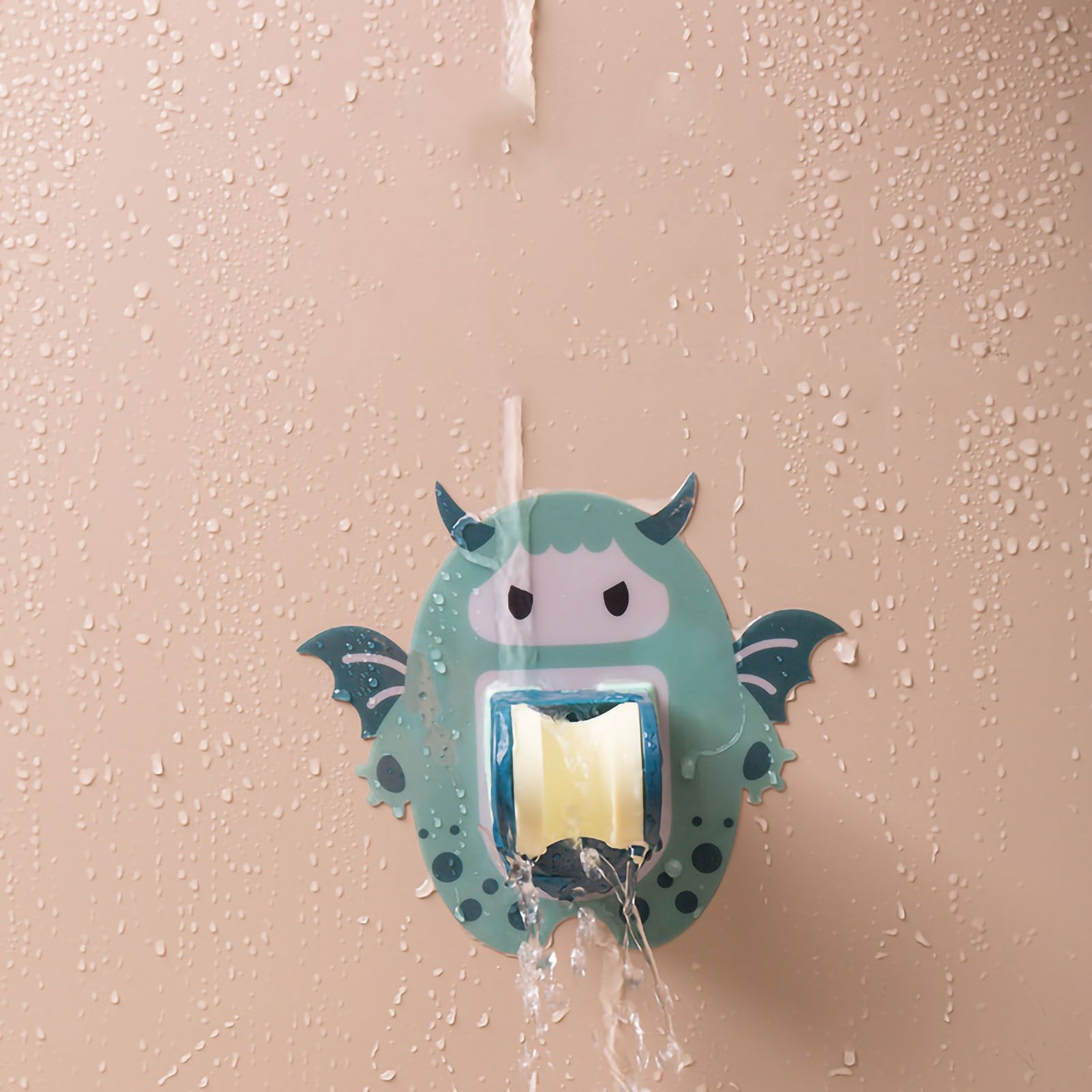 Shower Holder for Wall No Punching Nozzle Hanging Bracket Seat Bathroom Supplies Accessories Dragon Pattern - Image 4