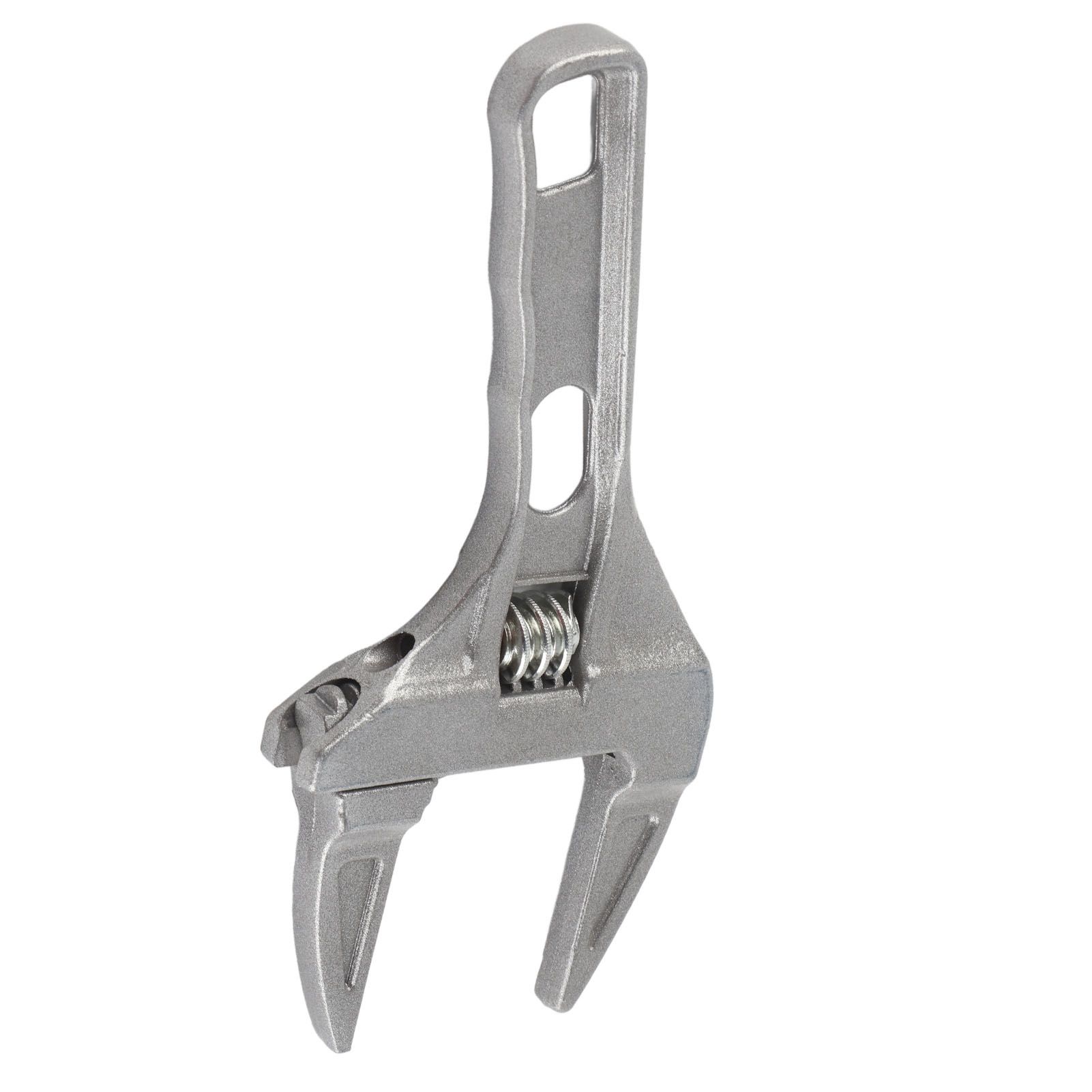 Bathroom Wrench Aluminum Adjustable Large Opening Wrench for Bathroom Basin Drain Repair Tools 6‑68mm Clamping Range - Image 1
