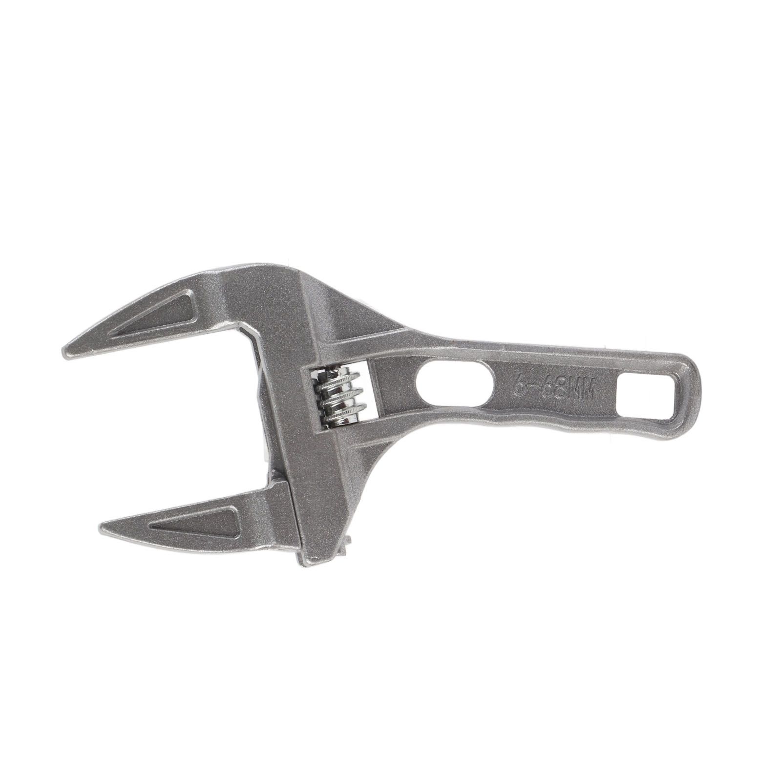 Bathroom Wrench Aluminum Adjustable Large Opening Wrench for Bathroom Basin Drain Repair Tools 6‑68mm Clamping Range - Image 3