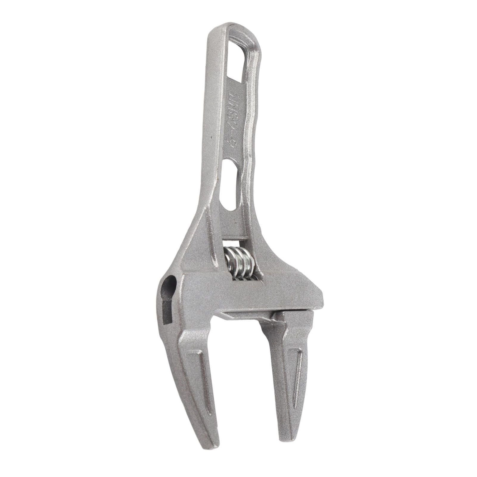 Bathroom Wrench Aluminum Adjustable Large Opening Wrench for Bathroom Basin Drain Repair Tools 6‑68mm Clamping Range - Image 5