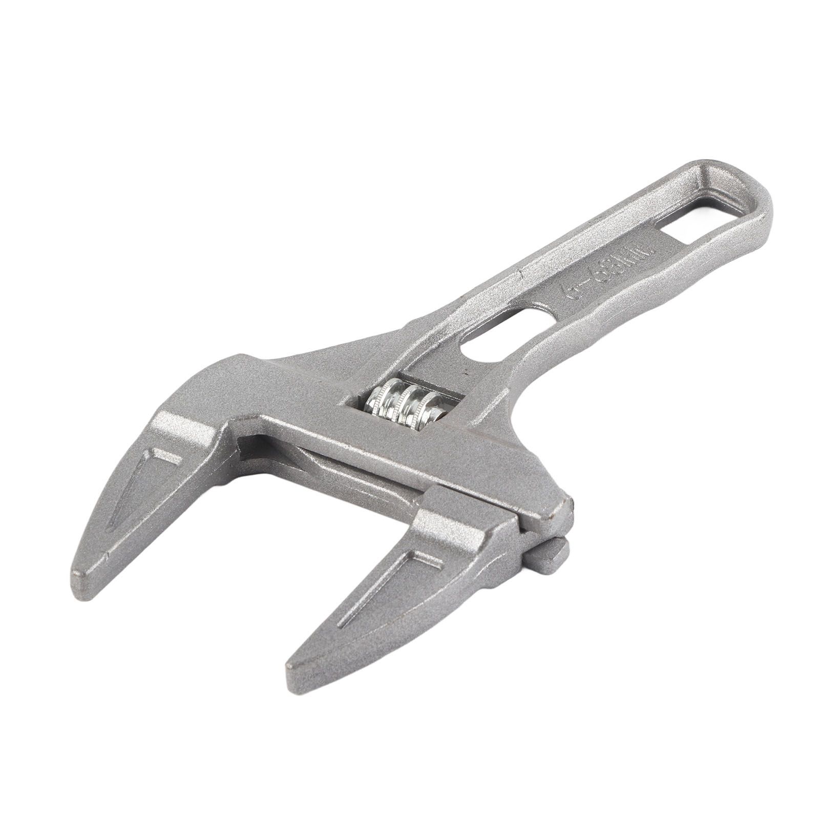 Bathroom Wrench Aluminum Adjustable Large Opening Wrench for Bathroom Basin Drain Repair Tools 6‑68mm Clamping Range - Image 8