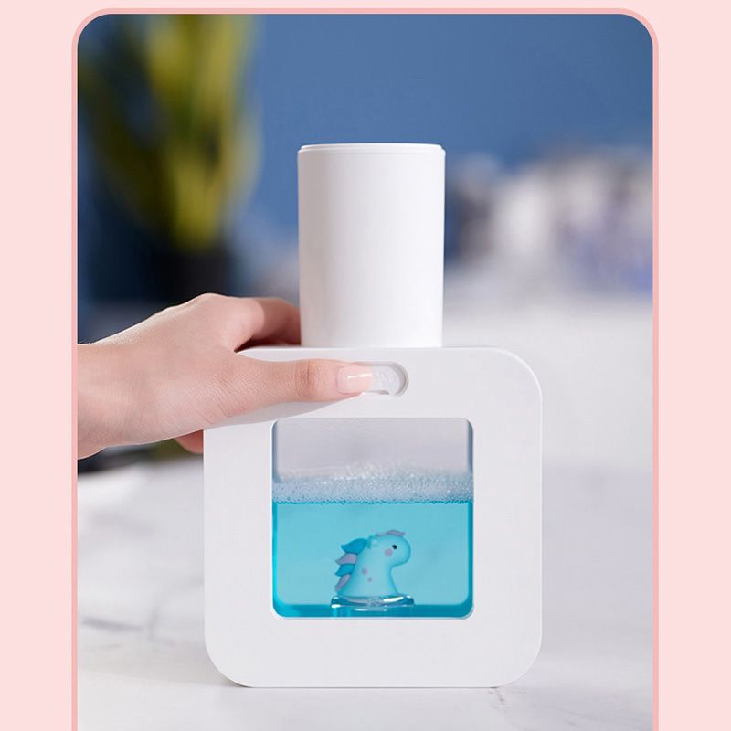 Touchless Automatic Sensor Soap Dispenser Cartoon Pet Waterproof Smart Foam Soap Dispenser White - Image 5