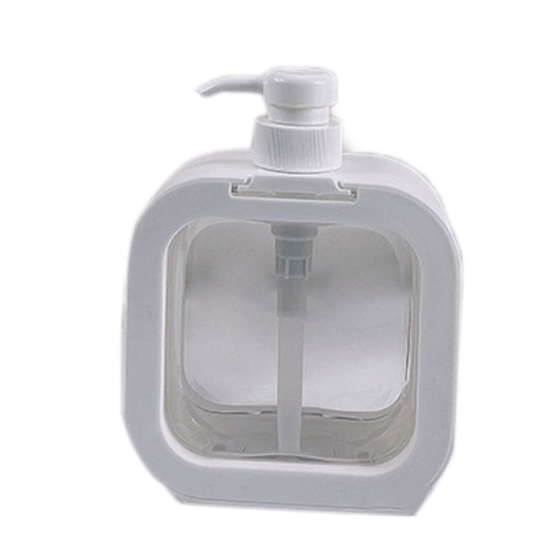 Empty Lotion Pump Bottle Odorless Transparent PET 500ml Recyclable Refillable Lotion Dispenser for Travel Straight - Image 1