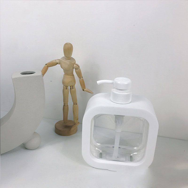 Empty Lotion Pump Bottle Odorless Transparent PET 500ml Recyclable Refillable Lotion Dispenser for Travel Straight - Image 3
