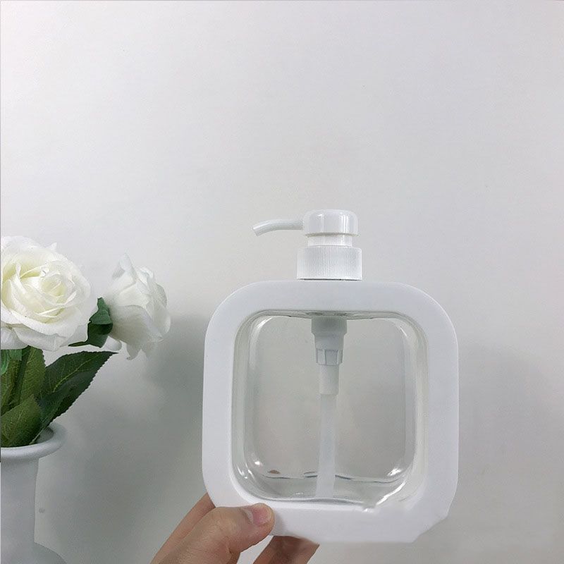 Empty Lotion Pump Bottle Odorless Transparent PET 500ml Recyclable Refillable Lotion Dispenser for Travel Straight - Image 4