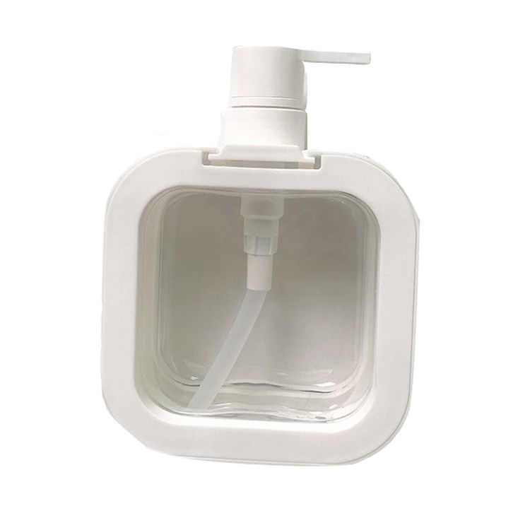 Empty Lotion Pump Bottle Odorless Transparent PET 500ml Recyclable Refillable Lotion Dispenser for Travel Bend - Image 1
