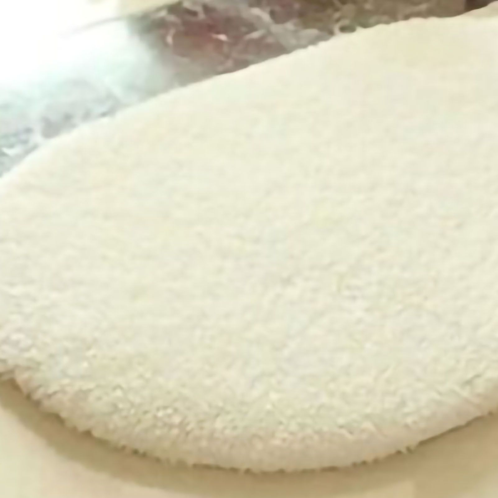 Door Mat Oval Slip Proof Indoor Door Carpet Moisture Absorption Soft Comfortable Plush Bathroom Rug for Kitchen Bedroom Beige 40x60cm/15.7x23.6in (Oval Shape) - Image 5