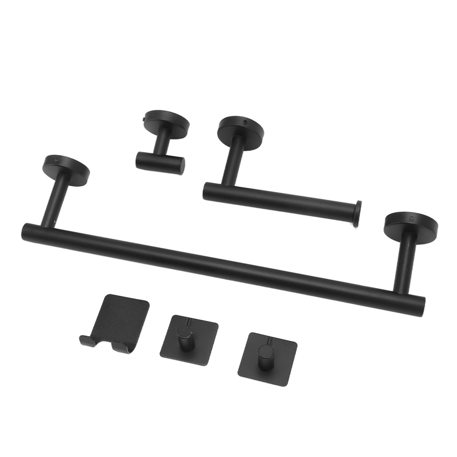 Stainless Steel Towel Bar Matte Black Rust Proof Waterproof Bathroom Towel Bar Rack for Kitchen Laundry - Image 6