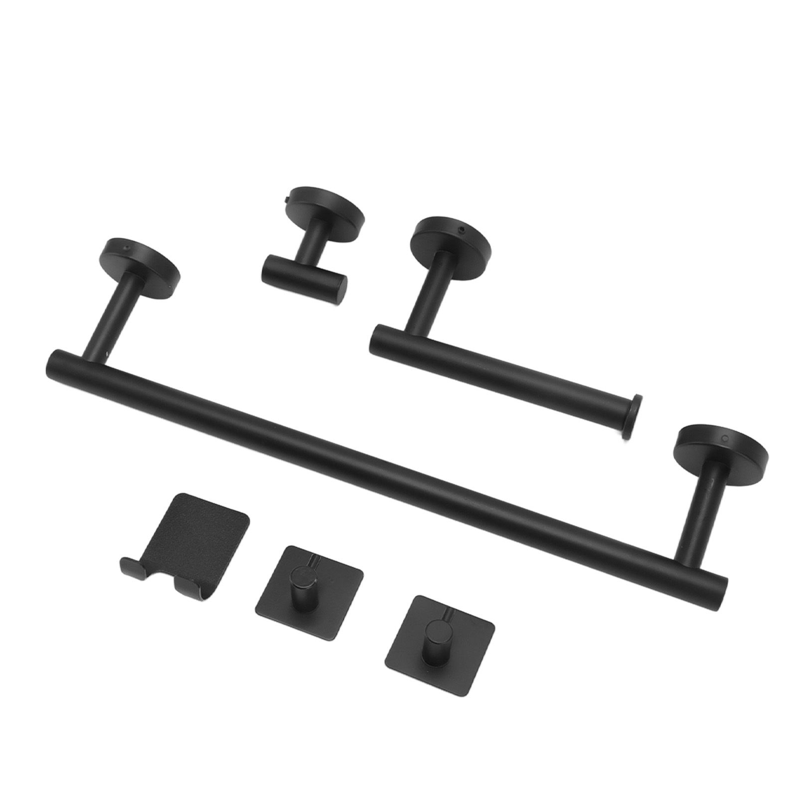 Stainless Steel Towel Bar Matte Black Rust Proof Waterproof Bathroom Towel Bar Rack for Kitchen Laundry - Image 7