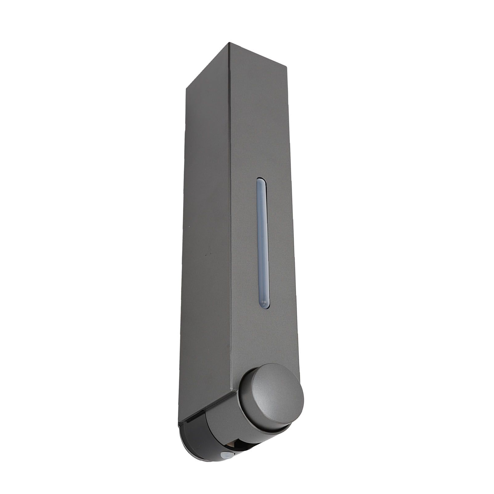 Wall Mounted Liquid Soap Dispensers Back Stick Type Plastic Shampoo Dispenser for Home Hotel School Toilet Grey 6028 1 Cup - Image 3