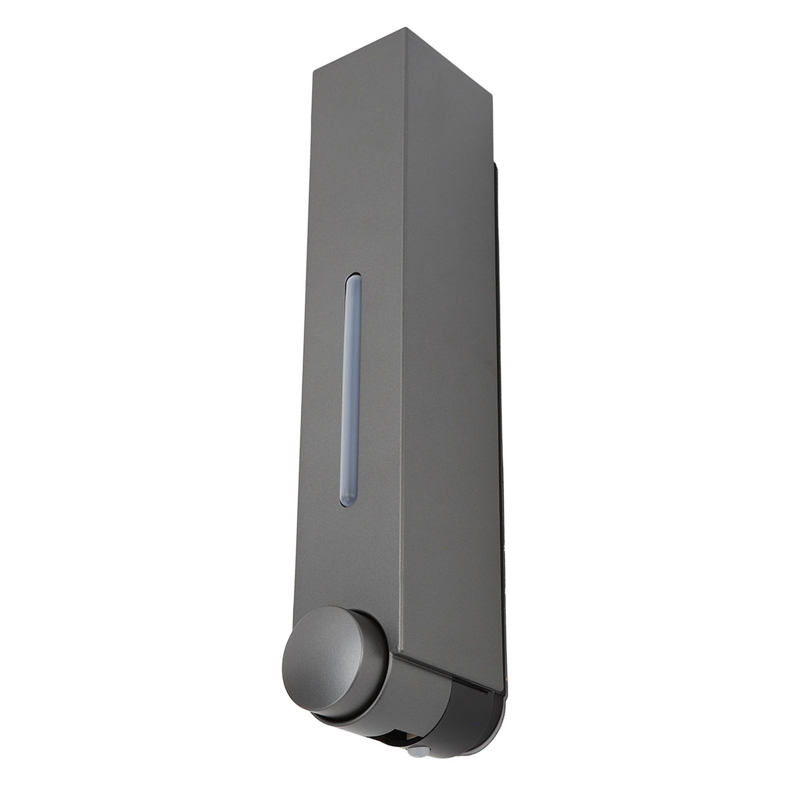 Wall Mounted Liquid Soap Dispensers Back Stick Type Plastic Shampoo Dispenser for Home Hotel School Toilet Grey 6028 1 Cup - Image 5