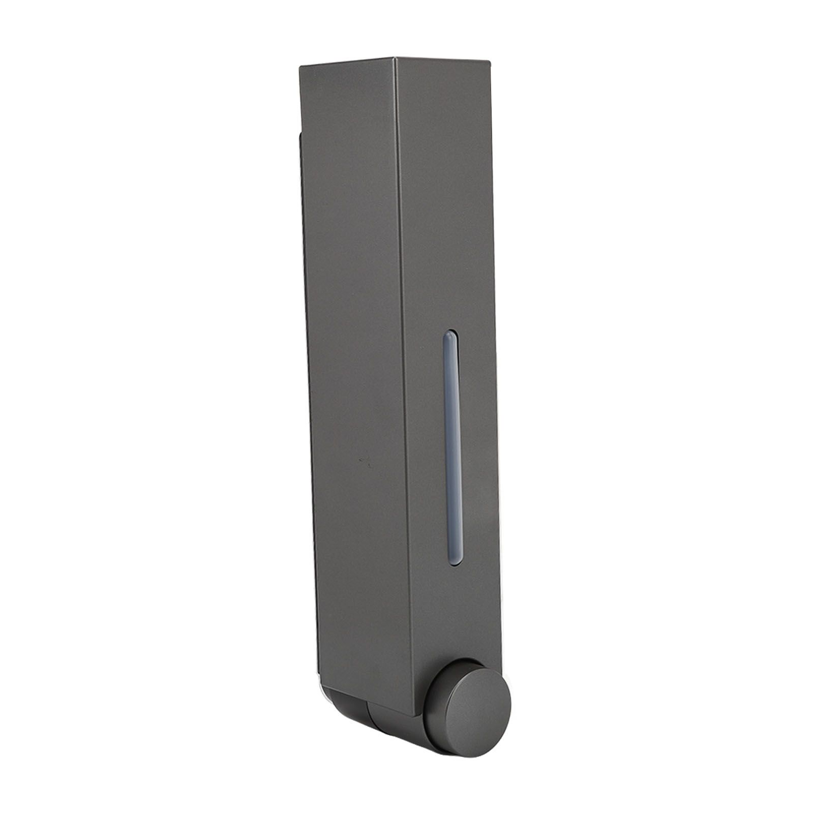 Wall Mounted Liquid Soap Dispensers Back Stick Type Plastic Shampoo Dispenser for Home Hotel School Toilet Grey 6028 1 Cup - Image 6
