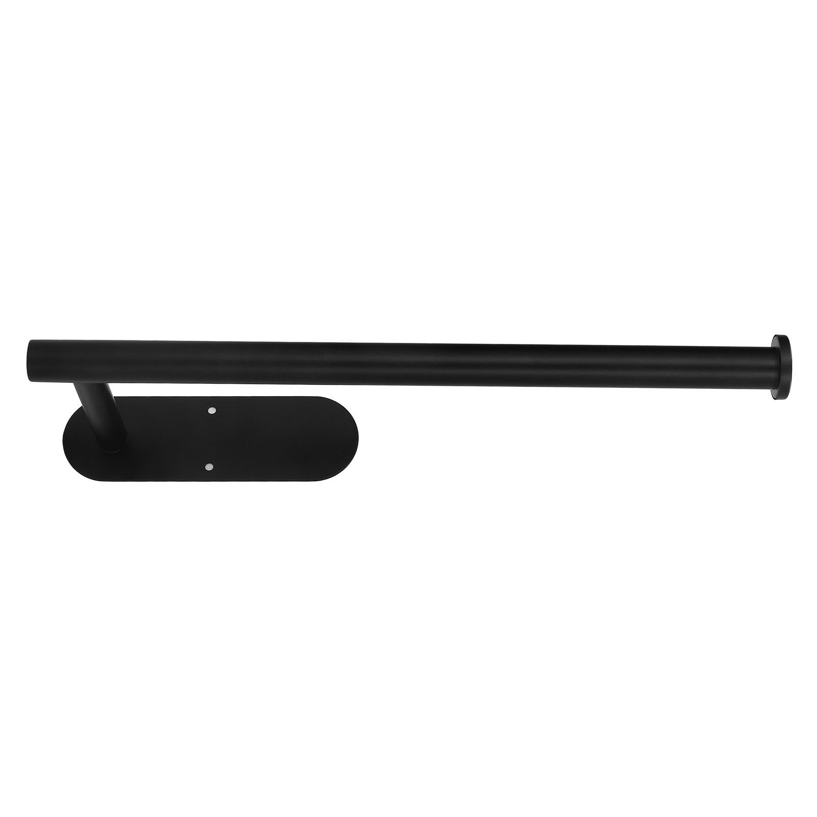 Roll Paper Towel Holders Stainless Steel Under Cabinet Paper Towel Hanging Rack Balck Paper Holder for Bathroom Kitchen - Image 3