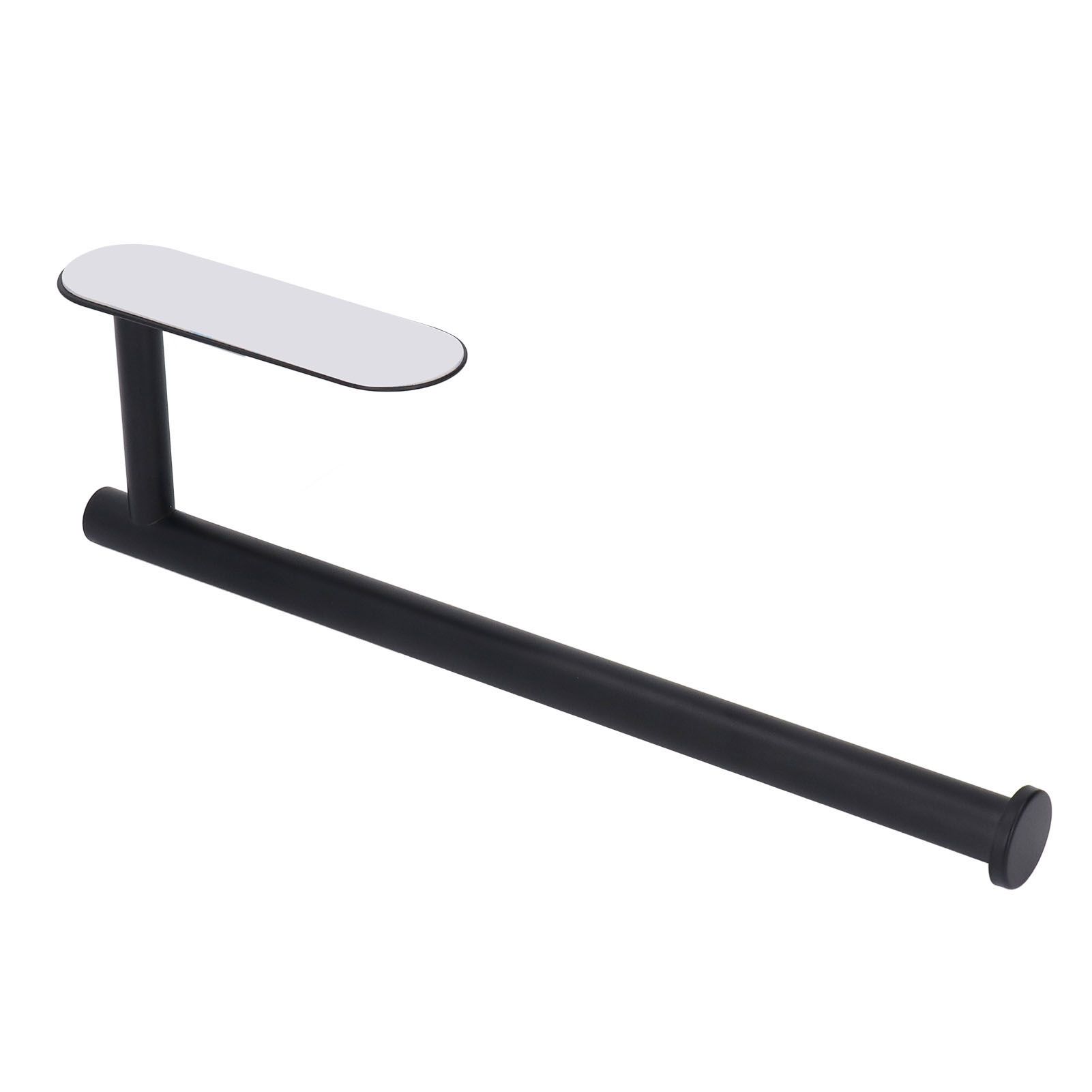 Roll Paper Towel Holders Stainless Steel Under Cabinet Paper Towel Hanging Rack Balck Paper Holder for Bathroom Kitchen - Image 6