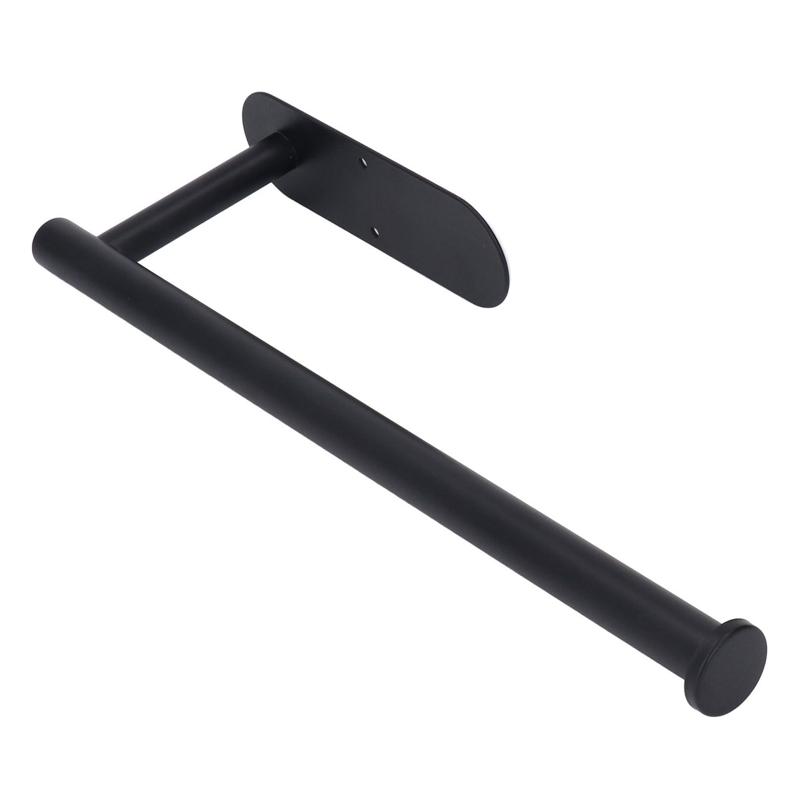 Roll Paper Towel Holders Stainless Steel Under Cabinet Paper Towel Hanging Rack Balck Paper Holder for Bathroom Kitchen - Image 7