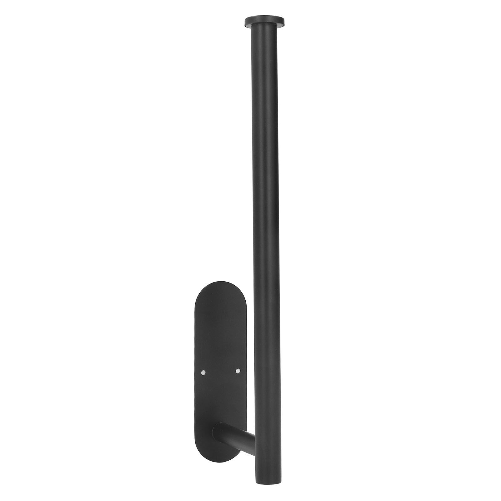 Roll Paper Towel Holders Stainless Steel Under Cabinet Paper Towel Hanging Rack Balck Paper Holder for Bathroom Kitchen - Image 8