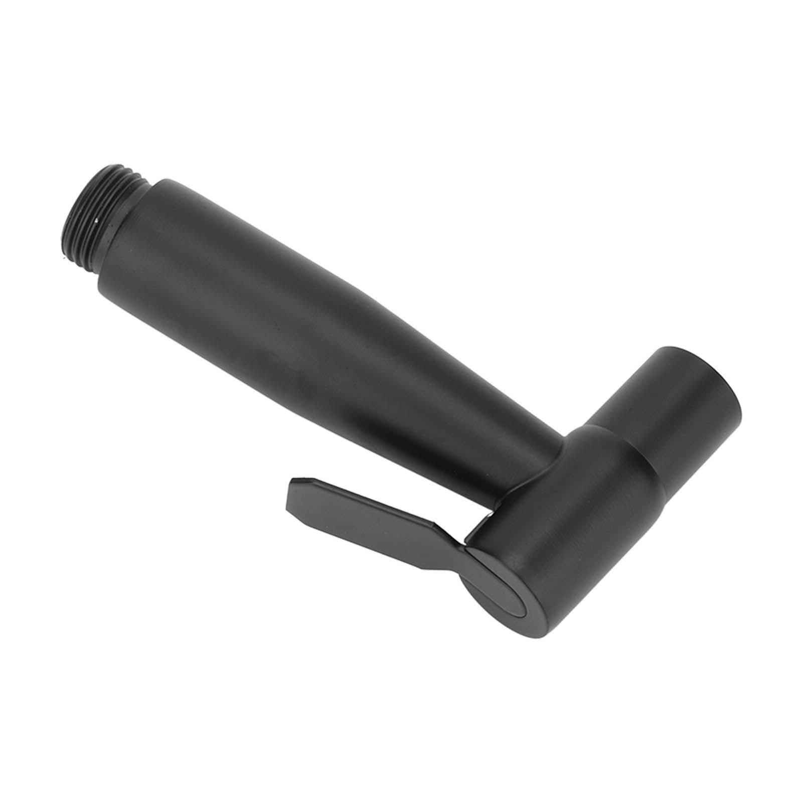 Black 304 Stainless Steel Handheld Pressurized Sprayer with 1.2m Hose and Wall Hook for Toilet Bidet G1/2 Male and Female Thread - Image 6