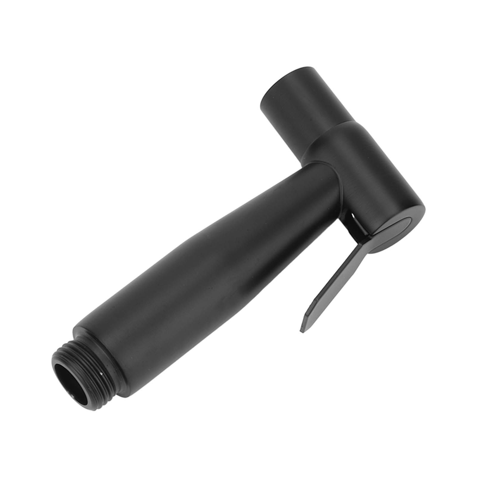 Black 304 Stainless Steel Handheld Pressurized Sprayer with 1.2m Hose and Wall Hook for Toilet Bidet G1/2 Male and Female Thread - Image 7