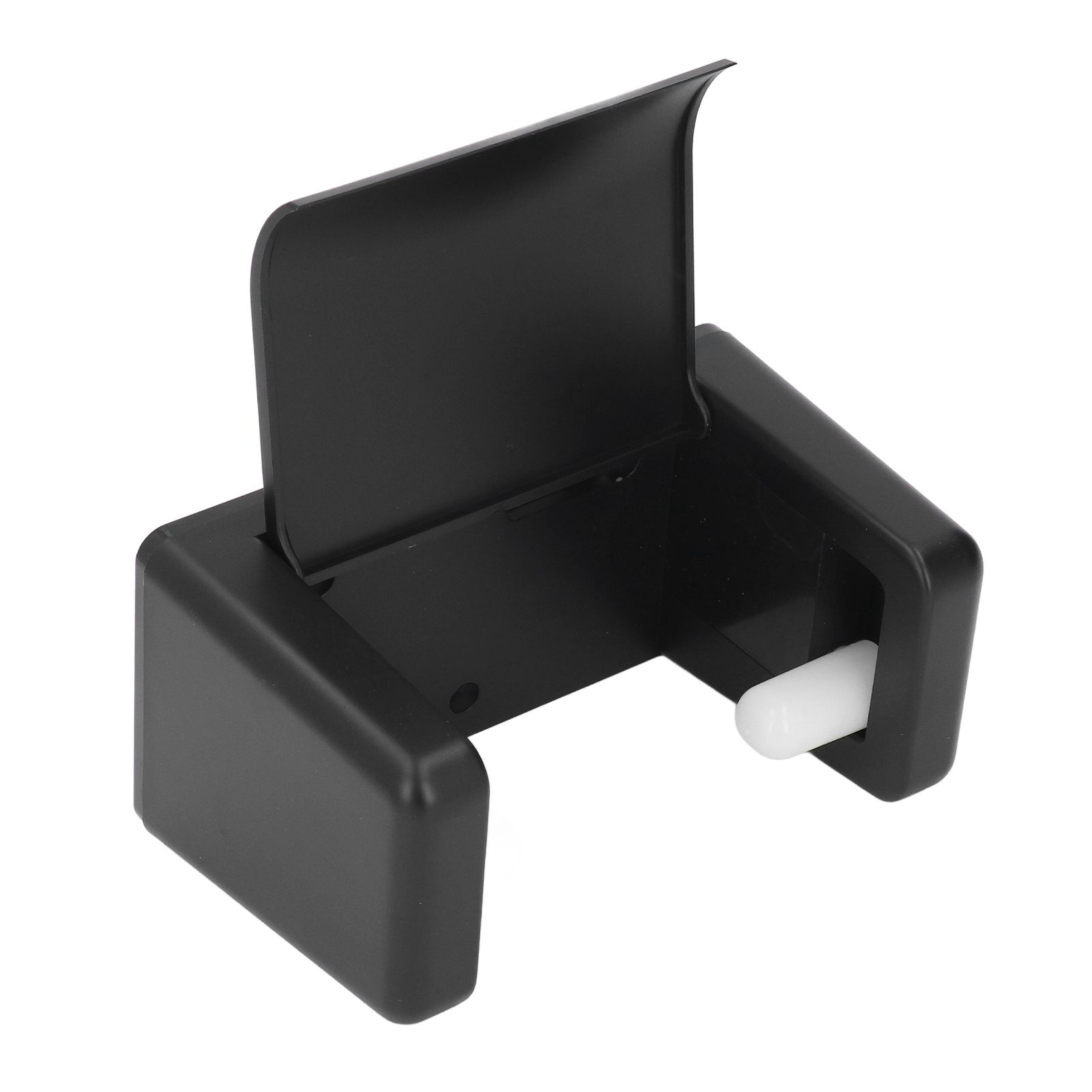Toilet Roll Paper Holder Plastic Black Wall Mounted Self Adhesive No Punching Container for Bathroom Kitchen - Image 6