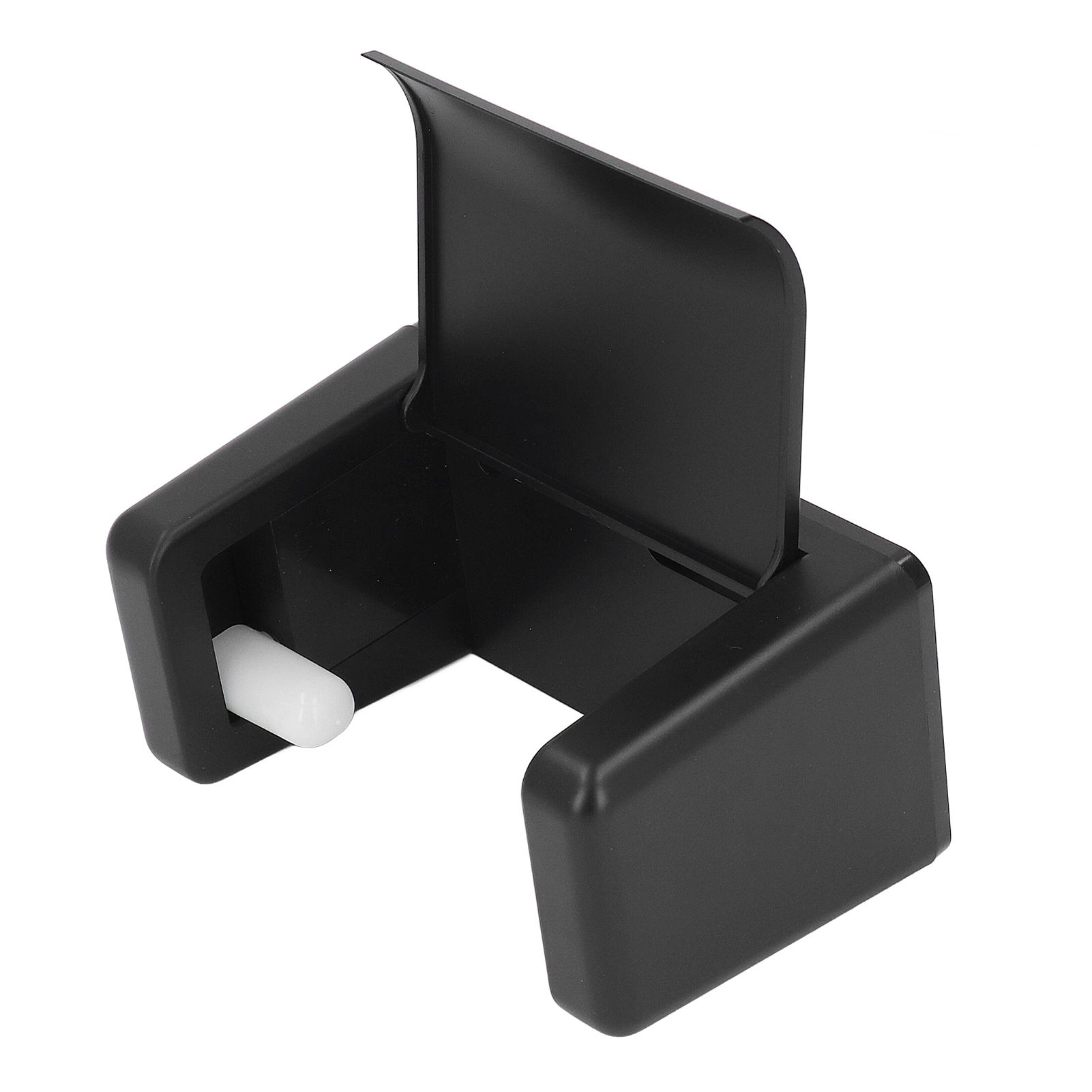 Toilet Roll Paper Holder Plastic Black Wall Mounted Self Adhesive No Punching Container for Bathroom Kitchen - Image 7