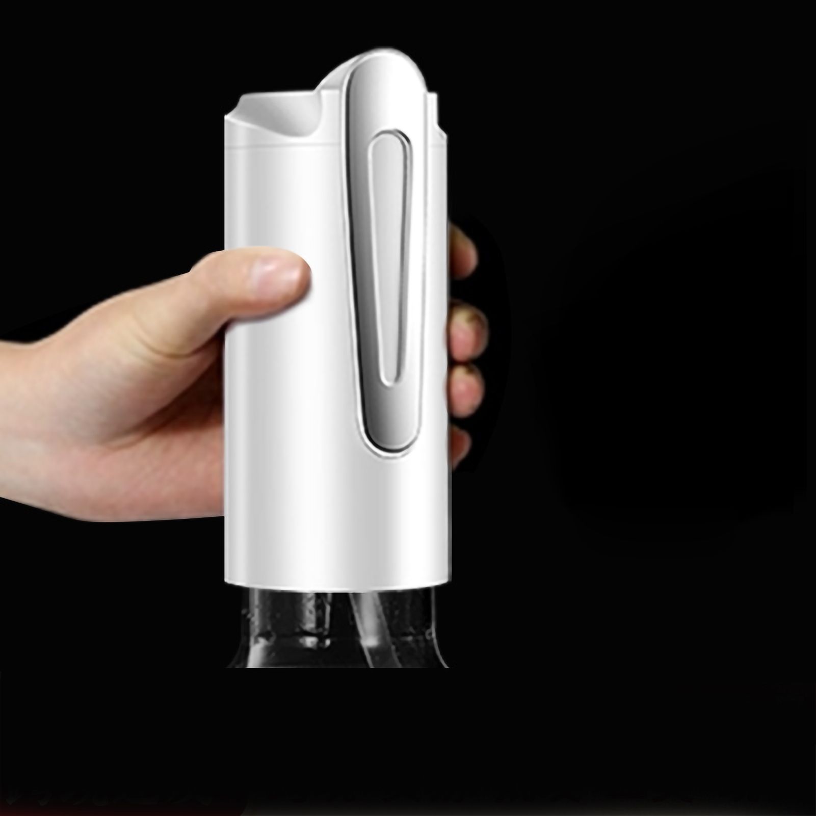 Water Dispenser ABS Electric USB Intelligent Quantitative Spray Lacquer Drink Pump for Outdoor Silvery - Image 2