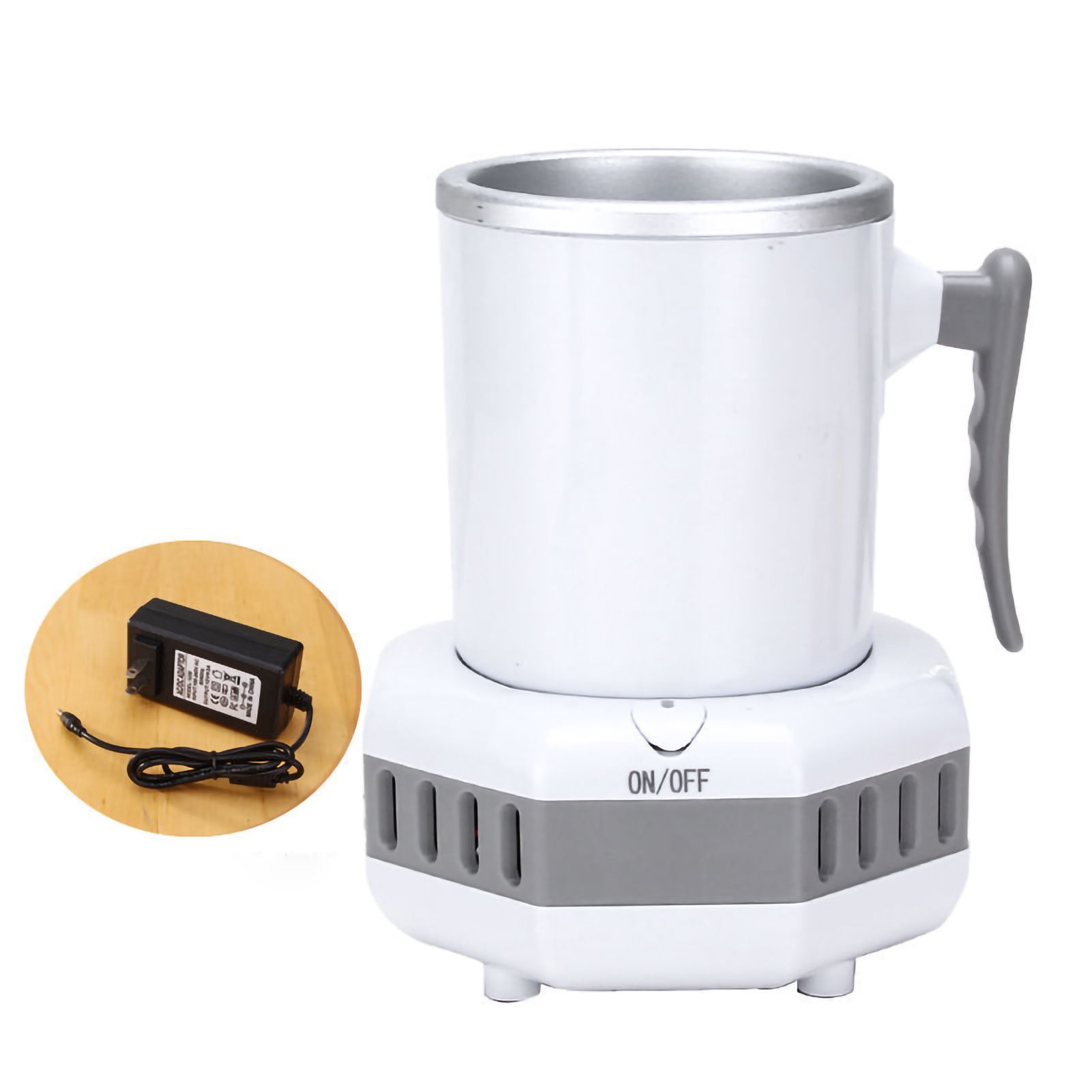 Quick Cooling Cup Easy Operation Portable Great Performance Cup Cooler for Office Dormitory AC 220V CN Plug White - Image 1