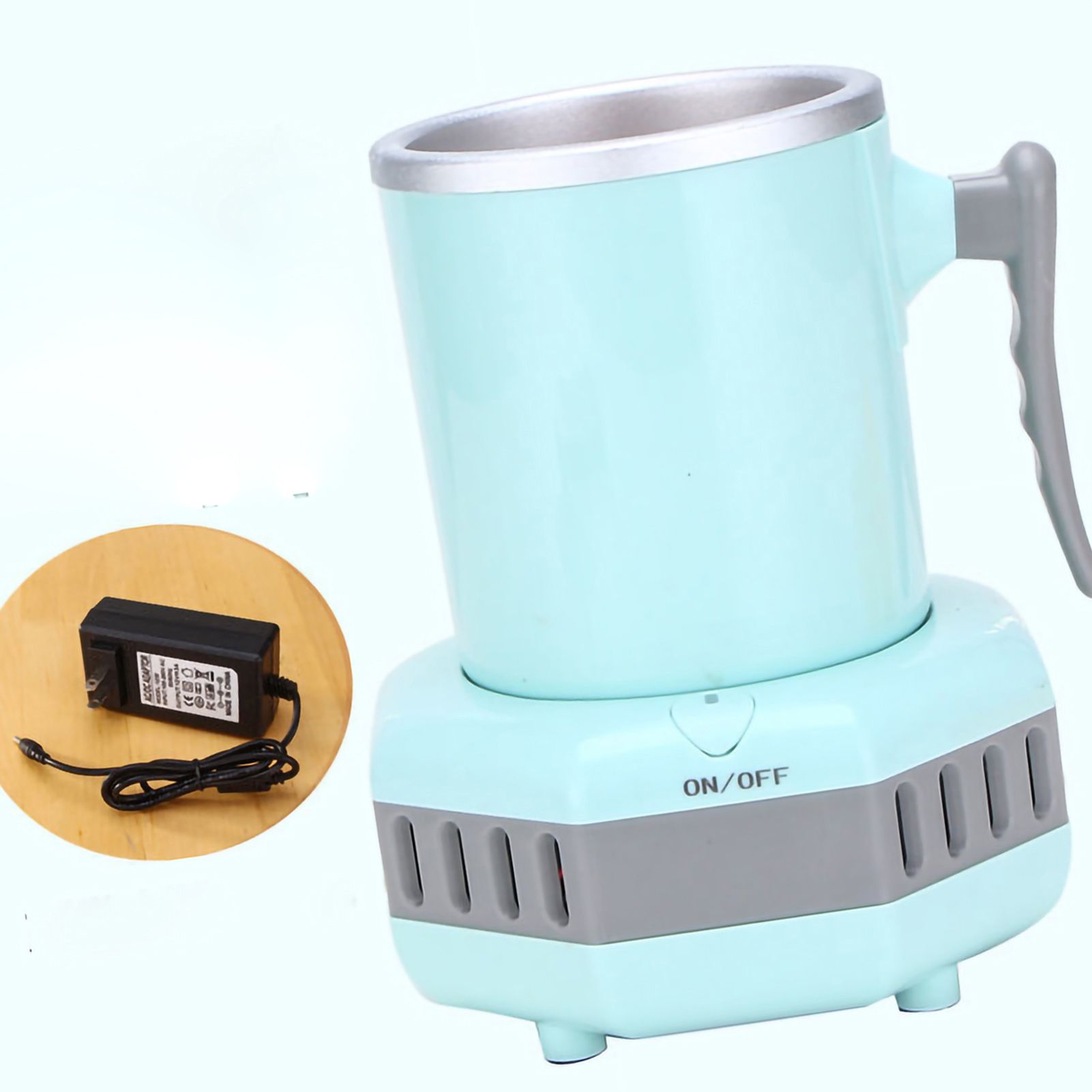 Quick Cooling Cup Easy Operation Portable Great Performance Cup Cooler for Office Dormitory AC 220V CN Plug Blue - Image 3