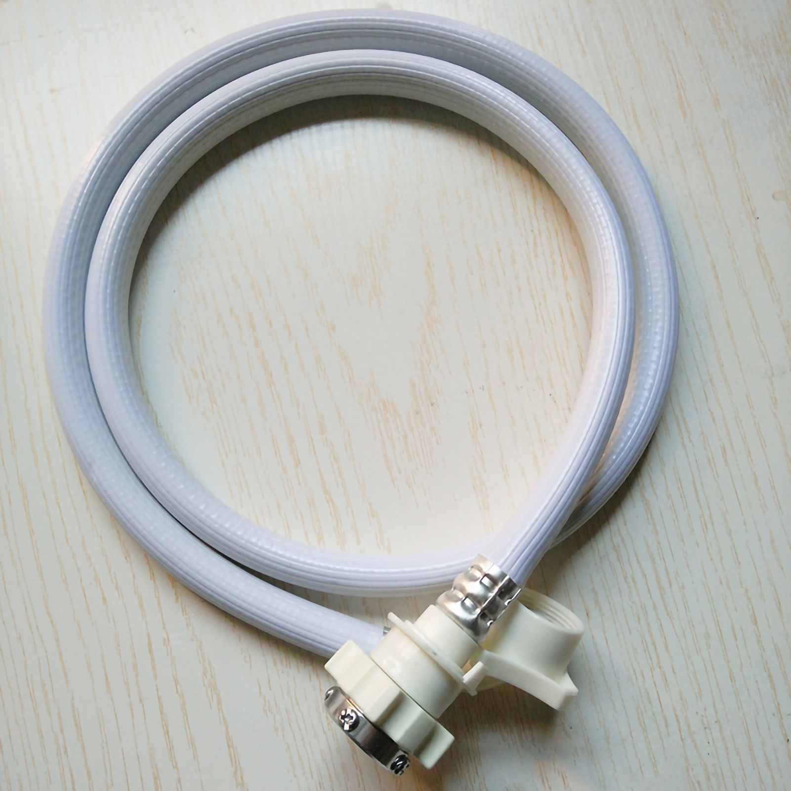 PVC Washing Machine Water Inlet Pipe with Steel Connector Extension Tube Washing Machine Hoses for Water Injection 4m/157.5in - Image 3