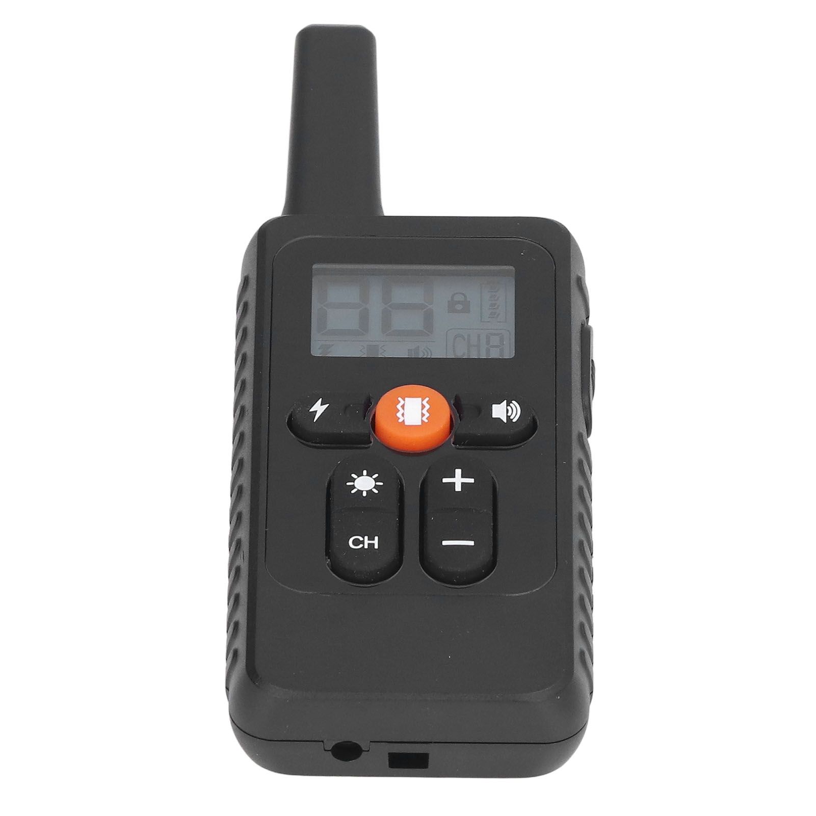 Dog Training Collar 800m Remote Control IP67 Waterproof LED USB Charging Electric Shock Collar for Dogs Over 3 Months - Image 2