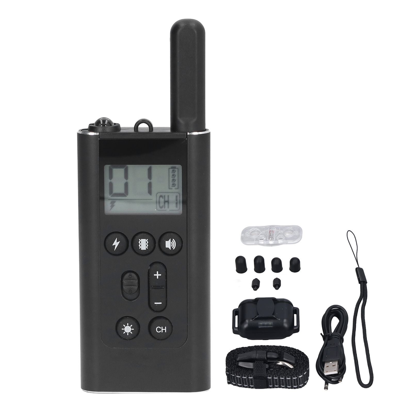 Dog Training Collar IP67 Waterproof 800 Meter Wireless Remote Control LED Locator Dog USB Charging Remote Bark Collar - Image 1