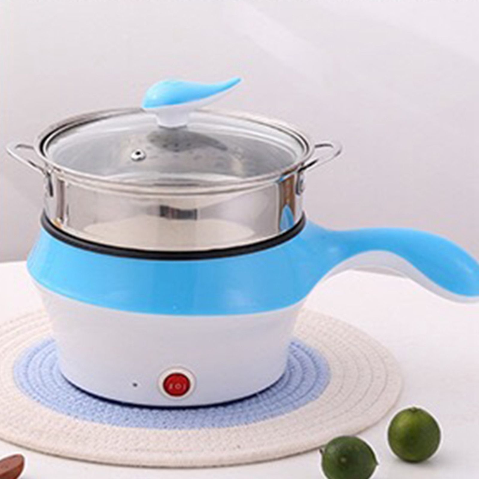 Electric Cooker Multifunctional Two Speed Portable Mini Electric Frying Pan Wok Rice Cooker for Student Dormitory (AU 220V) - Image 5