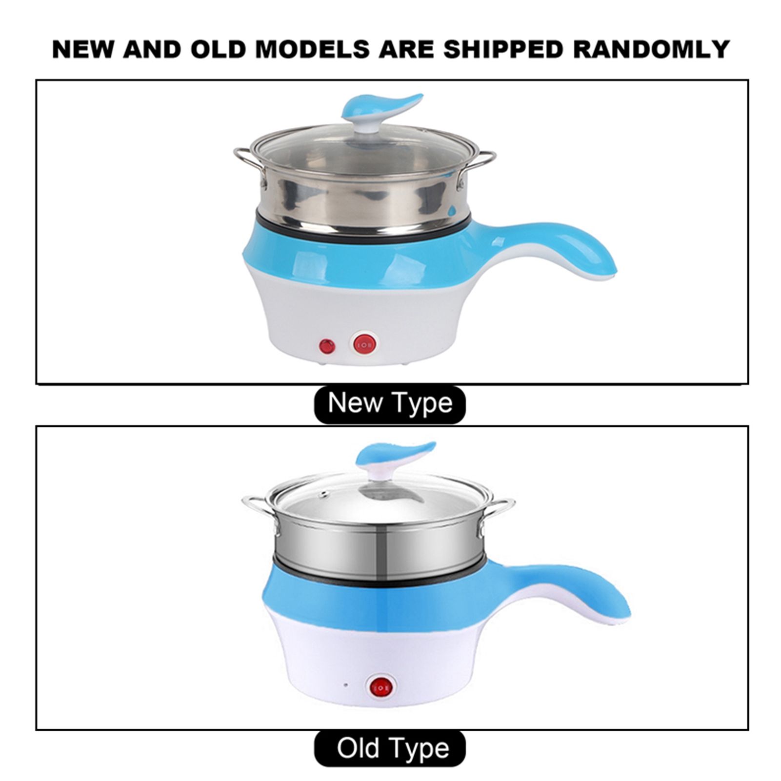 Electric Cooker Multifunctional Two Speed Portable Mini Electric Frying Pan Wok Rice Cooker for Student Dormitory (AU 220V) - Image 7