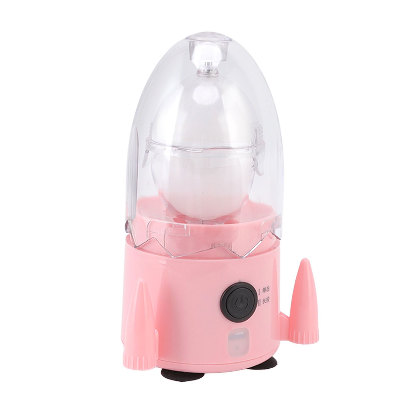 Egg Spinner Rechargeable Silicone Bottom Food Grade ABS Material Golden Egg Shakers for Home 15W 5V Pink - Image 2