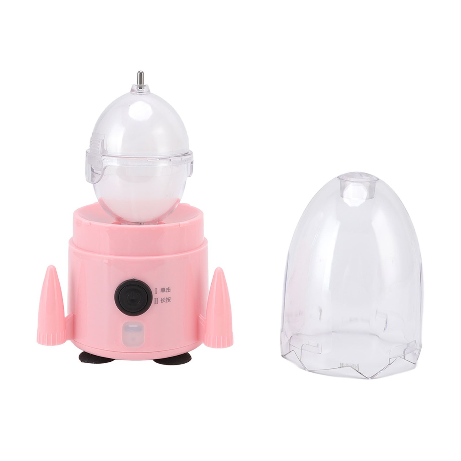 Egg Spinner Rechargeable Silicone Bottom Food Grade ABS Material Golden Egg Shakers for Home 15W 5V Pink - Image 7