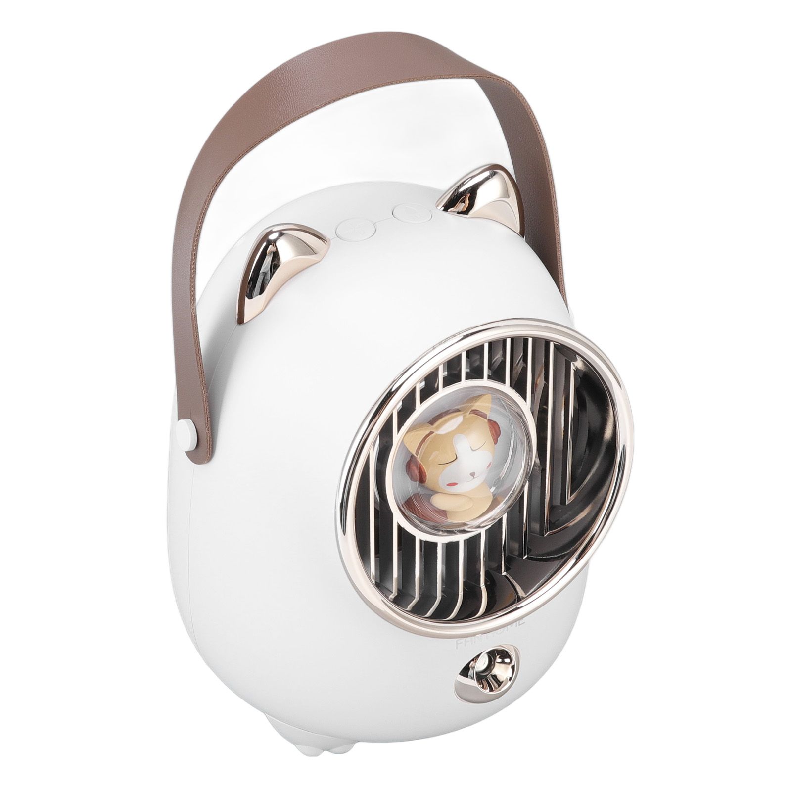Air Conditioner Fan Multifunctional Portable 350ml Humidifying Spray Usb Rechargeable Air Cooler with LED Ambient Light - Image 6