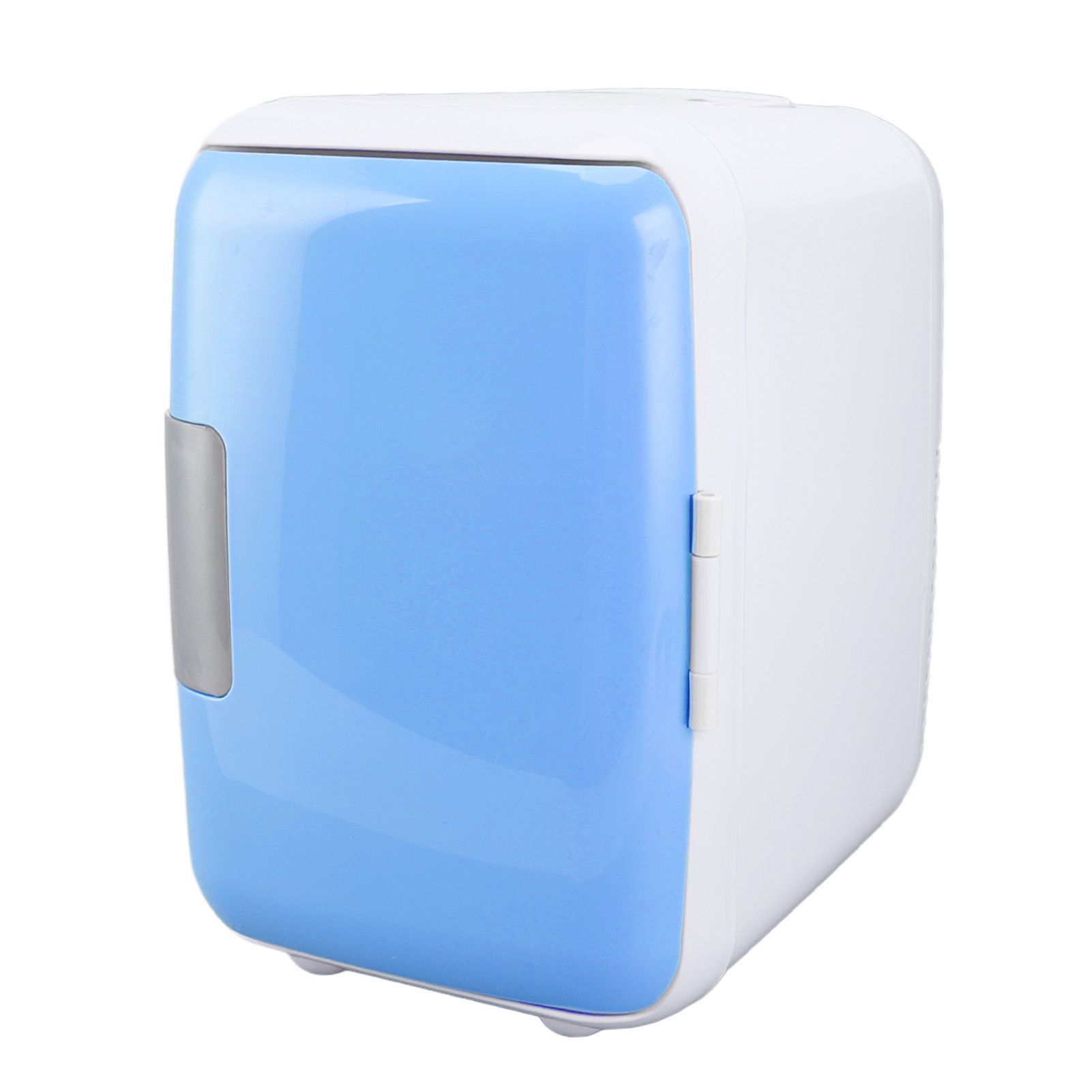 Car Fridge 4 Liters Durable ABS Cosmetic Storage Detachable Partition Portable Mini Fridge for Food Cosmetic Car Blue - Image 5