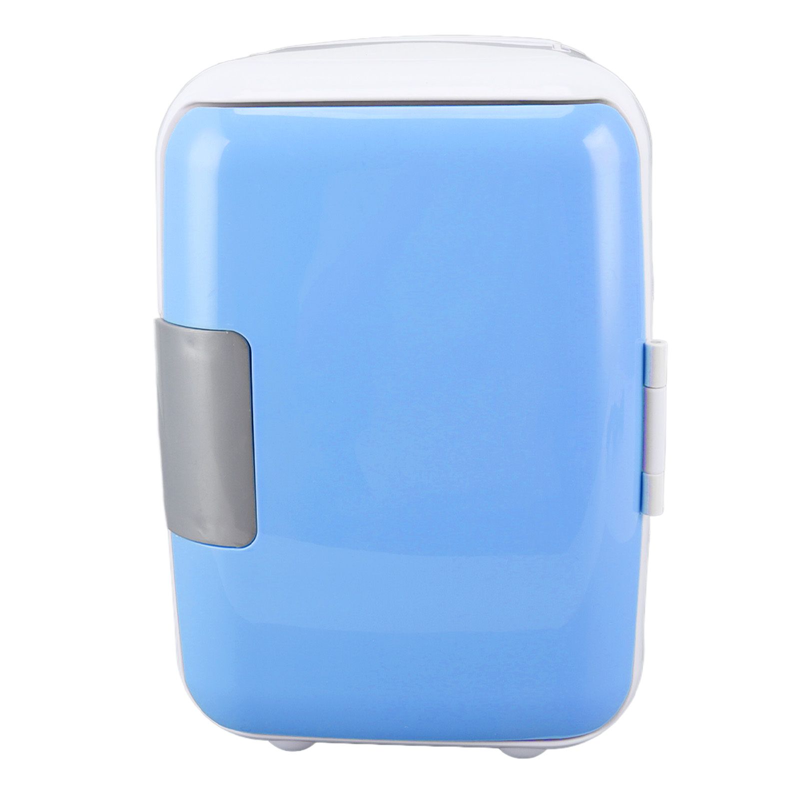 Car Fridge 4 Liters Durable ABS Cosmetic Storage Detachable Partition Portable Mini Fridge for Food Cosmetic Car Blue - Image 6