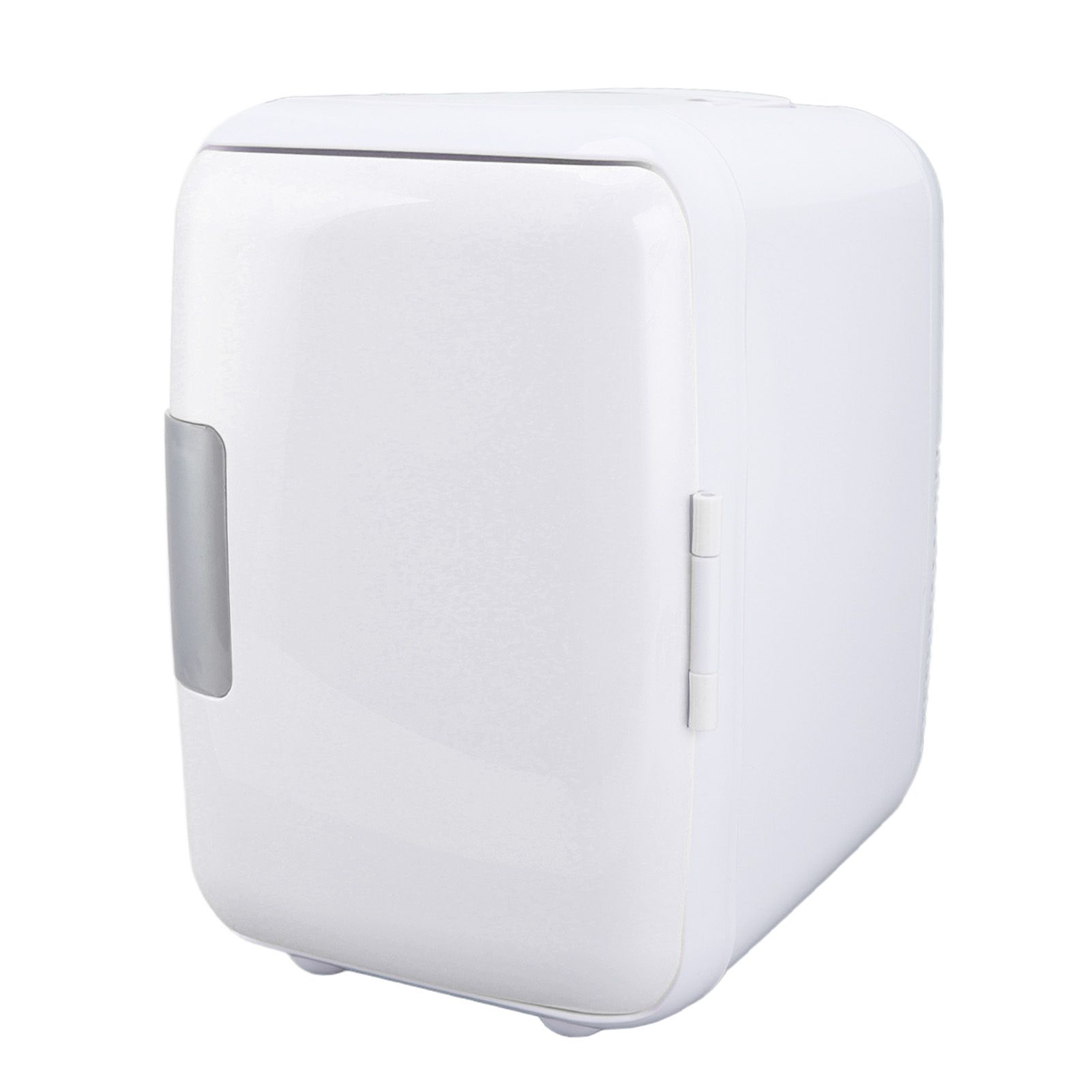 Car Fridge 4 Liters Durable ABS Cosmetic Storage Detachable Partition Portable Mini Fridge for Food Cosmetic Car White - Image 3